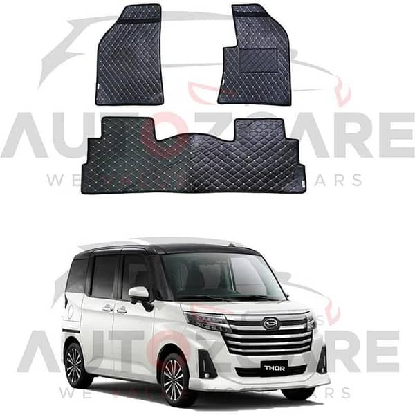 Daihatsu Thor China Rexine Floor Mat 3PCS - Model 2016-2025