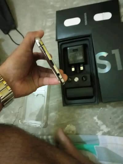 Samsung Mobile S10 Plus 8 ram 128 GB full box PTA approved 03220801966