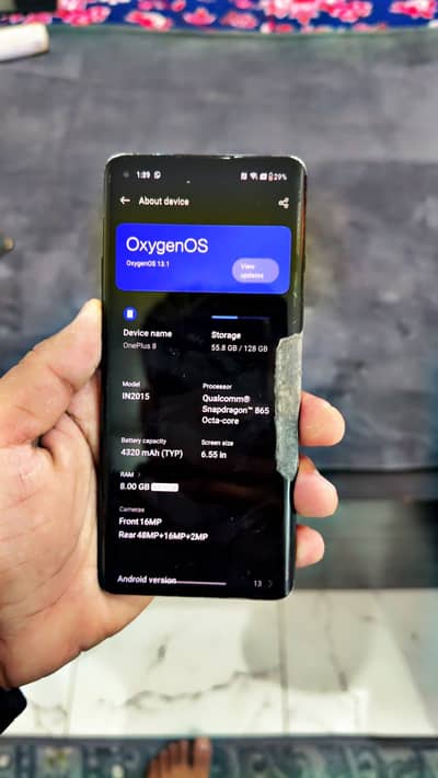 One plus 8 PTA (12/128gb)