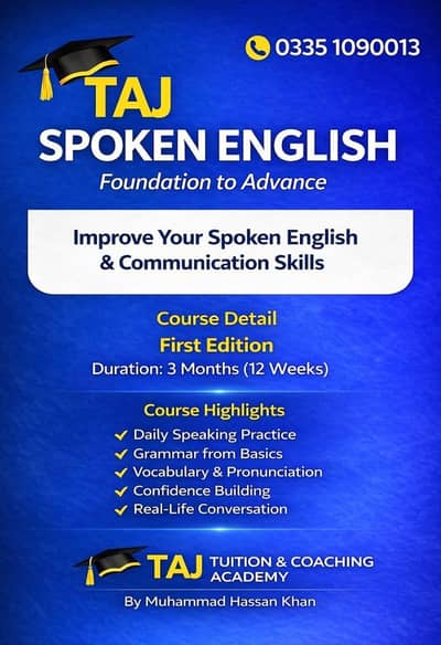 Taj Spoken English - Foundation to Advance