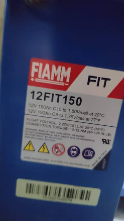 Fiamm 12fit 150 BATTERY