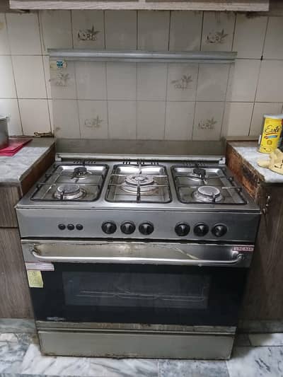 Nasgas 5 Burner Gas Stove with Oven – Electric Ignition | Urgent Sale
