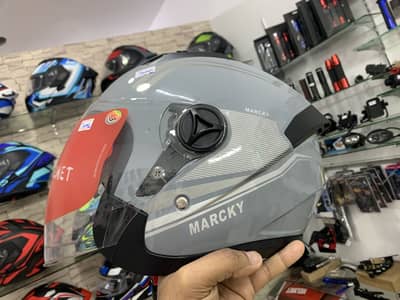 GSS Half Face Helmet with Glasses