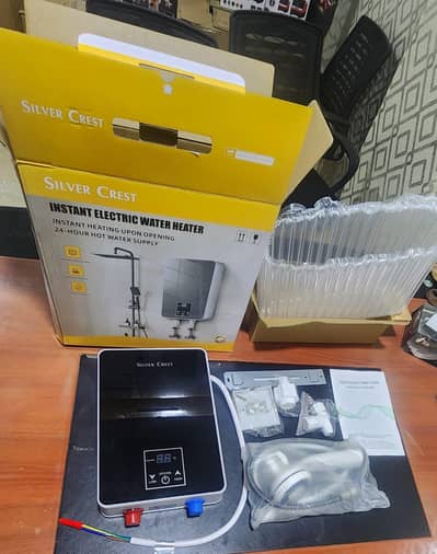 Silver crest instant geyser just box open