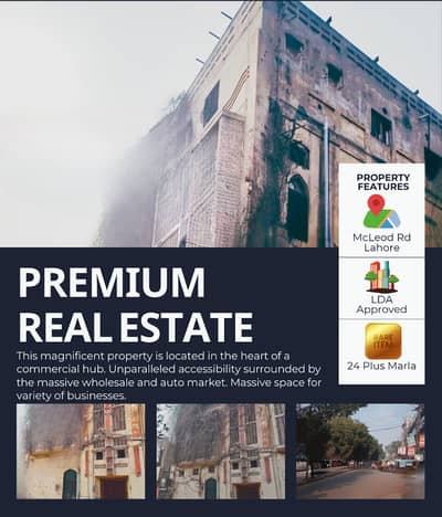 High Footfall Area! McLeod Road Commercial Building for Sale in Lahore
