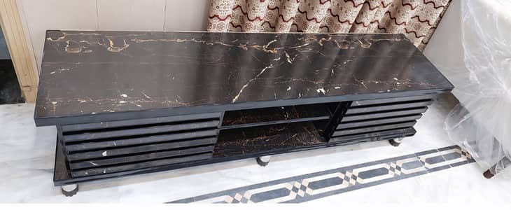 Led Tv table Console good condition big size for 65 inch led