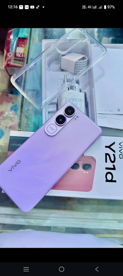 Vivo mobile model y21d For Sale - Lush Condition - Box