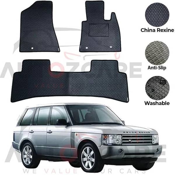 Range Rover Vogue China Rexine Floor Mat 3PCS - Model 2002-2012