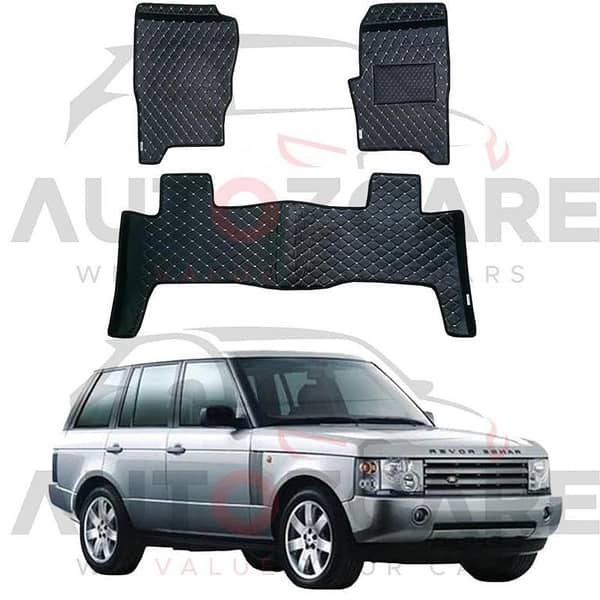 Range Rover Vogue 7D Floor Mat ( Flat Style ) 3PCS - Model 2002-2012