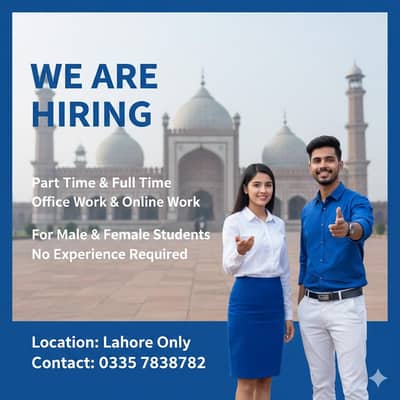 Hiring male and female  for office-based and home-based work available