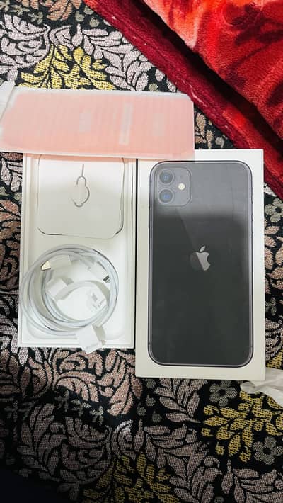 Iphone 11 128 GB dual sim pta Approved with box