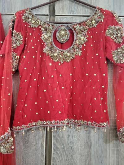 1 time used bridal lehenga  for few hours