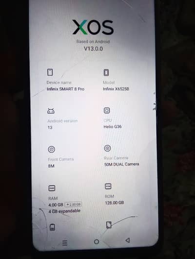 Infinix smart 8 pro 4+4 128 gb saaf condition Raja bazar Rawalpindi