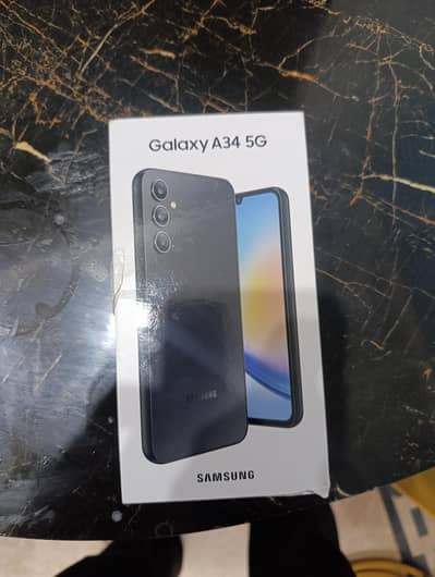 Samsung A34 5g 8/128gb with box non pta came from germany