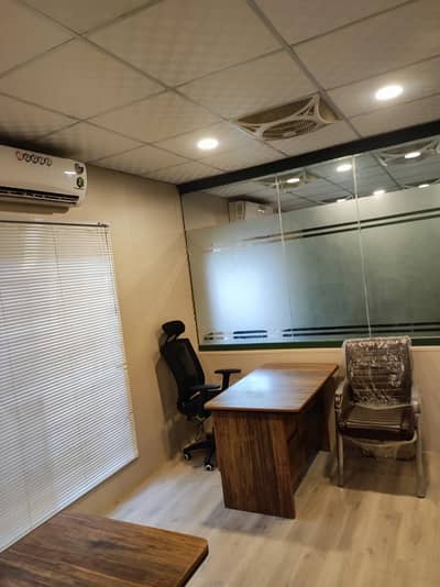 4 Marla Fully Furnished Office With Original Pictures Attached Available For Rent In The Heart Of Bahria Town Lahore