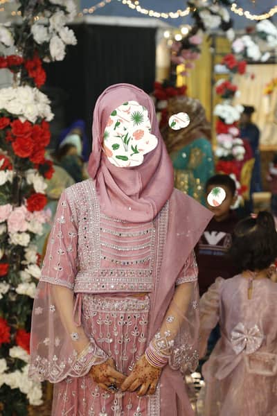 8 year old pink Lehngah