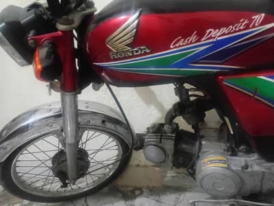 honda CD 70 bike all ok