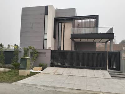 One Kanal Lash Green Lawn + One Kanal Brand New Luxury Ultra-Modern Design Most Beautiful Fully Furnished Swimming Pool Bungalow For Sale At Prime Location Of DHA Lahore Near To Park Masjid & DHA Raya Fairways Commercial.