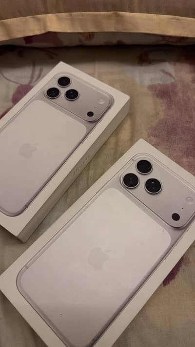 17promax silver 256gb box pack