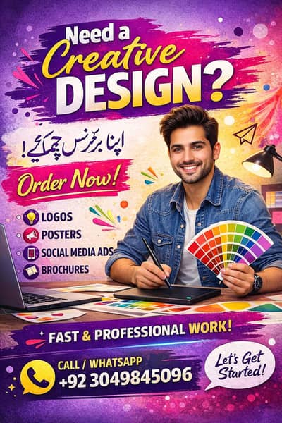  Professional Graphic Design Services Available