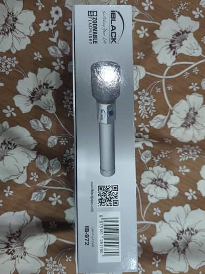 New Box Packed iBlack Rechargeable LED Torch Light