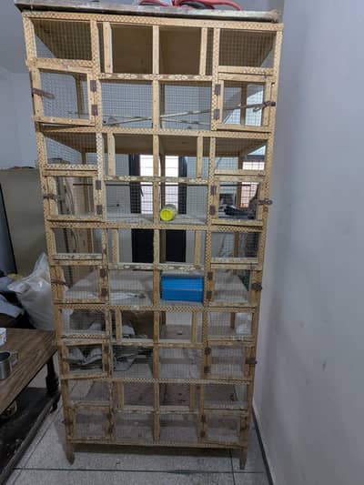 Wooden Cage for birds (chirya ke liye pinjra lakri ka)