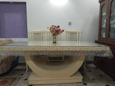 Dining table with 6 chairs