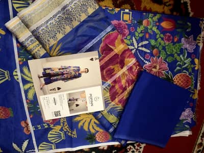 Unstitched Suit / Ladies 3PC Lawn Collection / Branded Suit