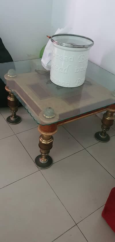 2x Side Table (Fish Bone)