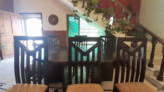 Dinning Table Set (6 chairs) pure wood
