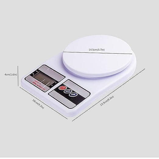 Electronic Kitchen Scale, Weighing Range 10kg High Precision Gram Weight Platform Scale,Suitable for Shops Fruit Household Food Baking Cooking