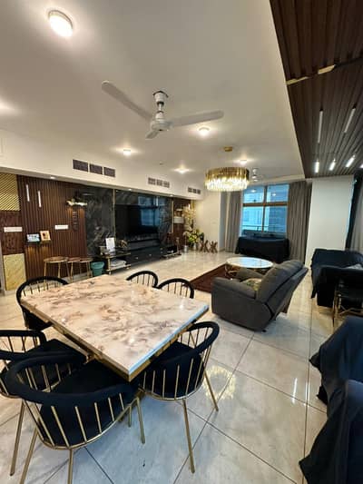 Luxury 3-Bedroom Furnished Apartment for Sale | Emaar Oceanfront Pearl Tower 3 | Partial Sea View