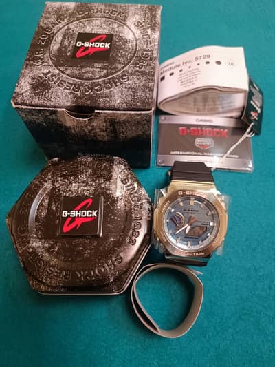 Casio G Shock Oak Steeel Solar Bluetooth  GBM 2100A-1A2