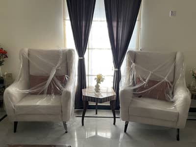 Terry Fabric Sofa Chairs