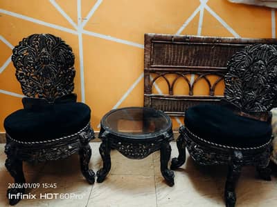 antique style coffee set  :