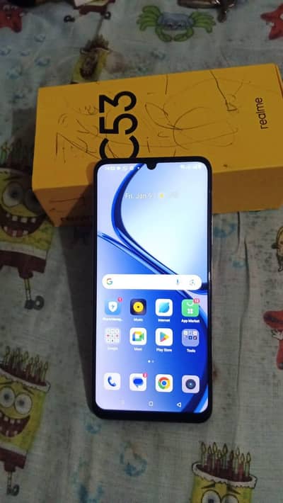 realme c53 urgent sale only mobile data cable and box