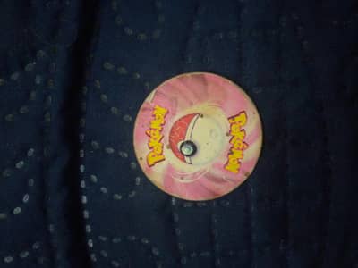 Old rare Pokemon 2 inch round card