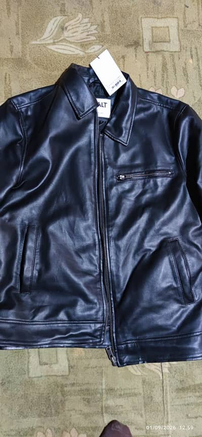 New leather jacket Large Size