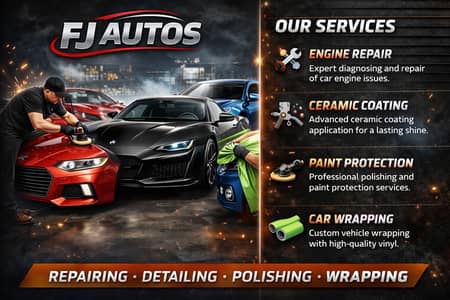 Complete Car Care Services Repair Detailing Polishing | FJ Autos