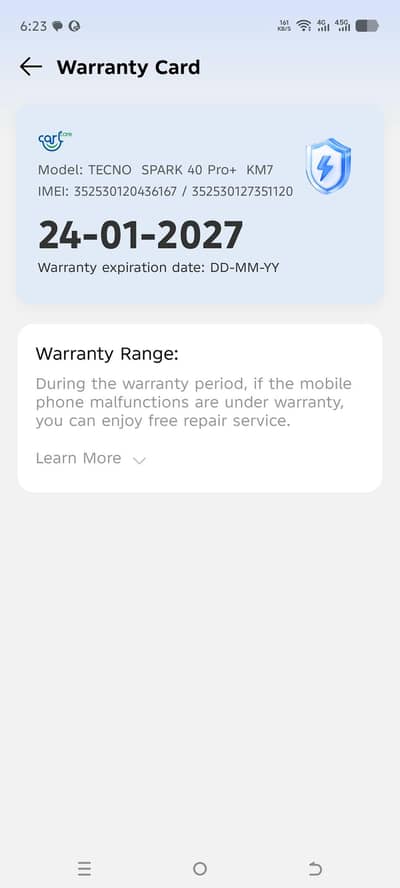 Tecno spark 40 pro plus 8+8 256