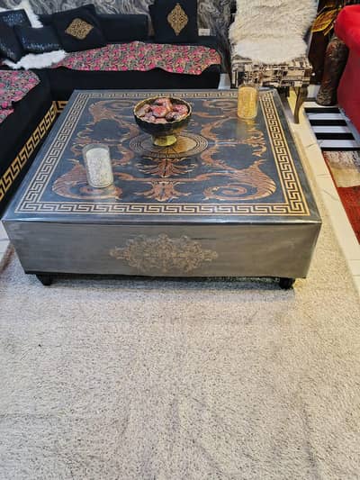 Versace black coffee table for sale