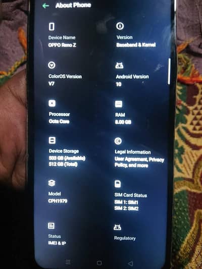 exchange oppo Reno z