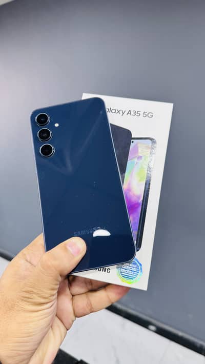 Samsung a35 5g 8 256 gb complete box
