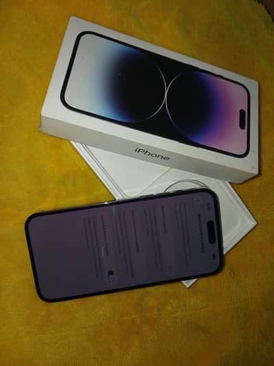 Apple 14 Pro max 256gb PTA approved LLA 85bH