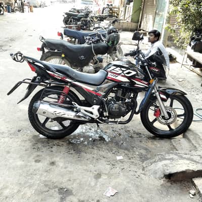 Urgent Selling my CB150 Well maintained and equiped