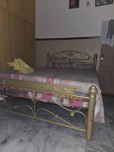 double bed iron for sale with matress