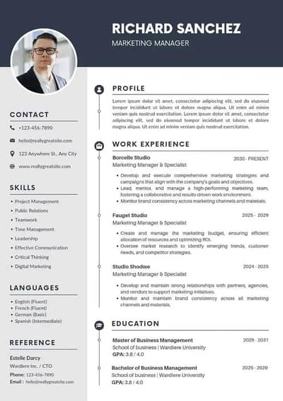 International cv resume Maker