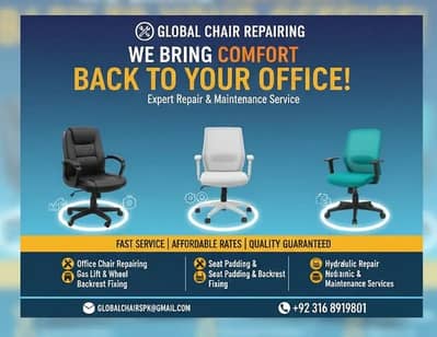 Revolving Chair/Office chair Repairing/ Revolving Chair Repair service