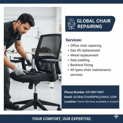 Fix office chair / Professional office chair repair near me