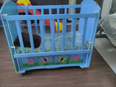 wooden Baby cot for new born to 4 year's old